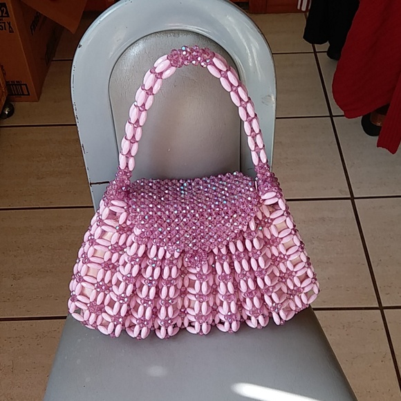 Gorgeous Hancrafted Beads Party Purse - Picture 2 of 8